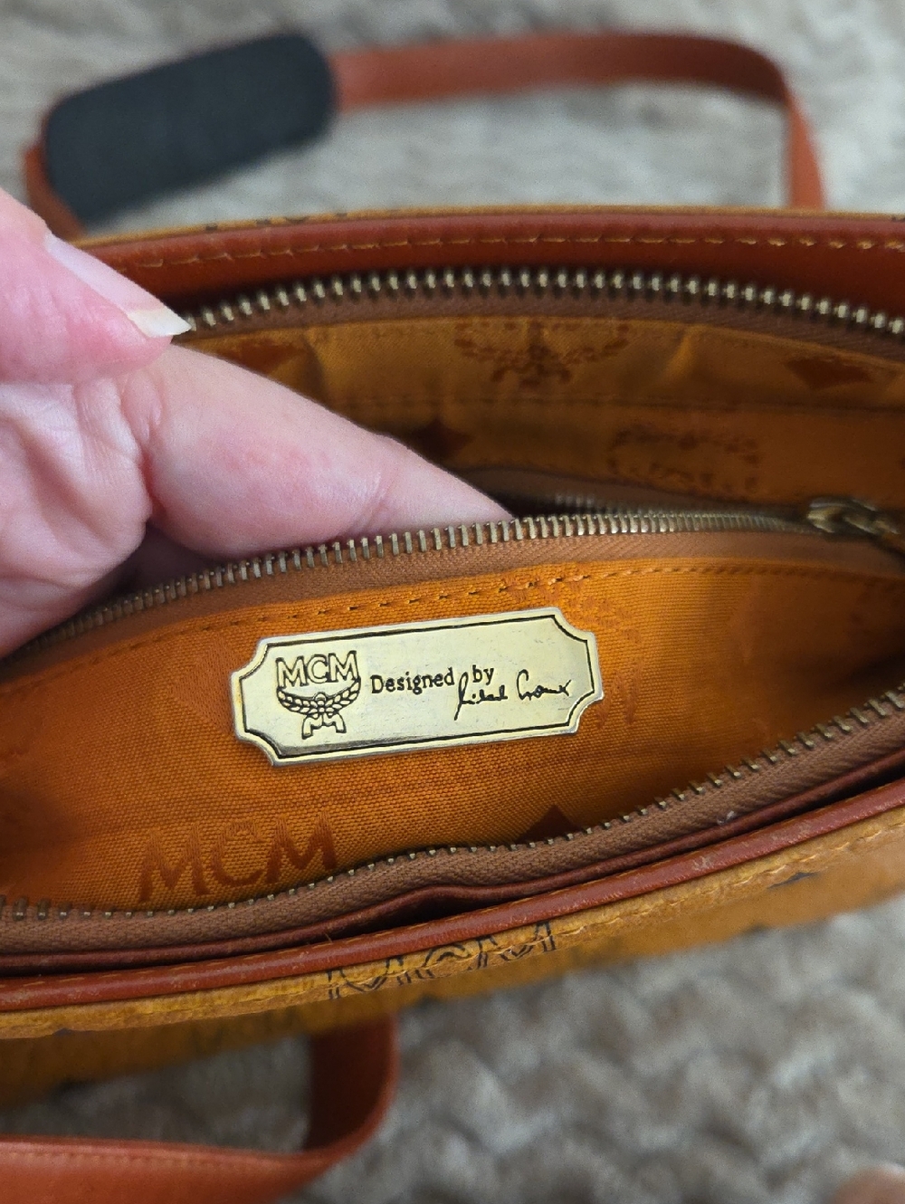MCM Brown Visetos Monogram Crossbody Bag - Picture 11 of 11